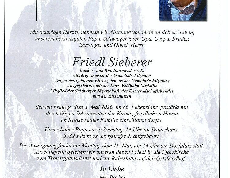 Parte Sieberer Friedl Parte Sieberer Friedl